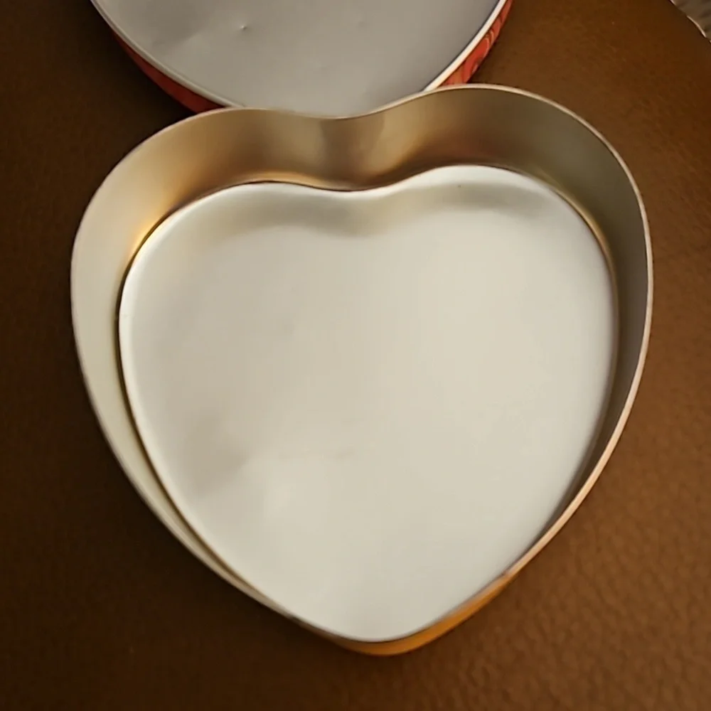 3/$30 BRIGHTON Yellow Heart Locket Design Collectible Jewelry Tin